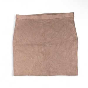 White Fox Boutique Tan Brown Mini Skirt Size Medium